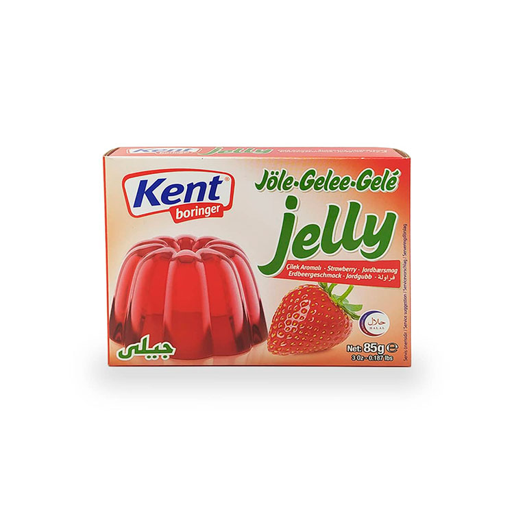 Gelatina Kents sabor fresa 85g